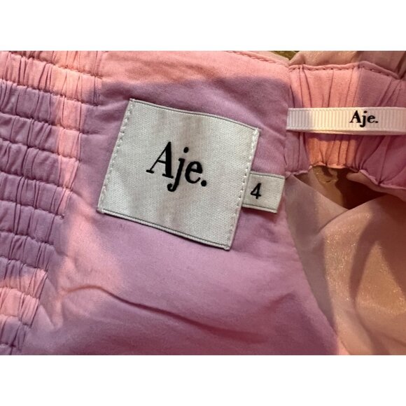 NWOT AJE Myriad Cut Out lilac Mini Dress size XXS - Picture 3 of 10
